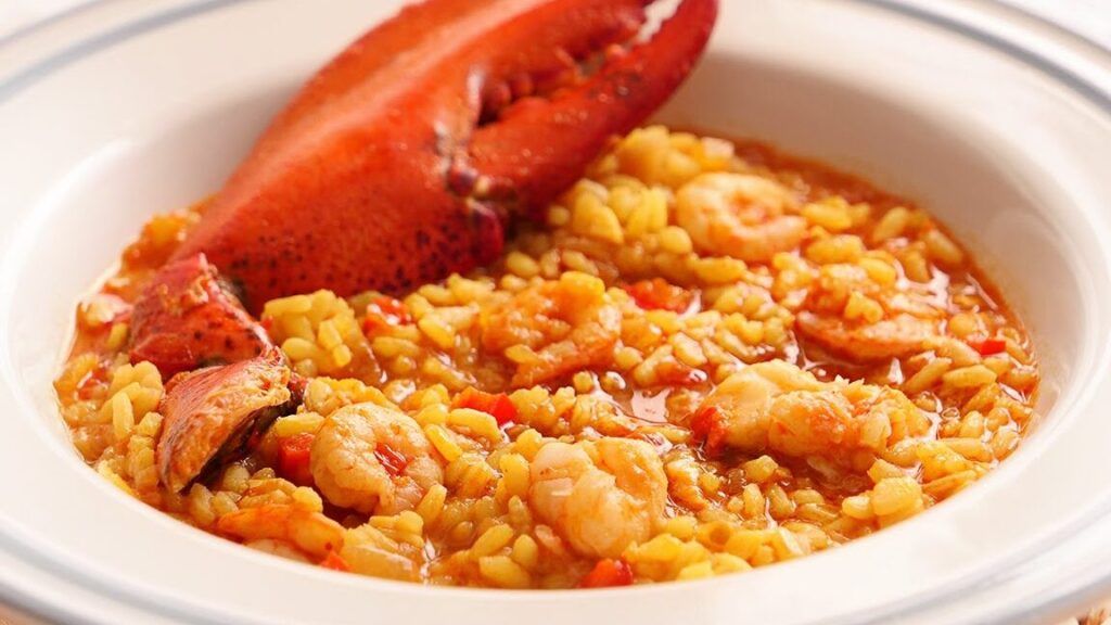 arroz con bogavante delicioso