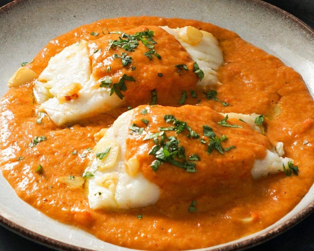 bacalao al horno a la vasca