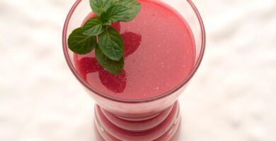 batido de remolacha granada y naranja