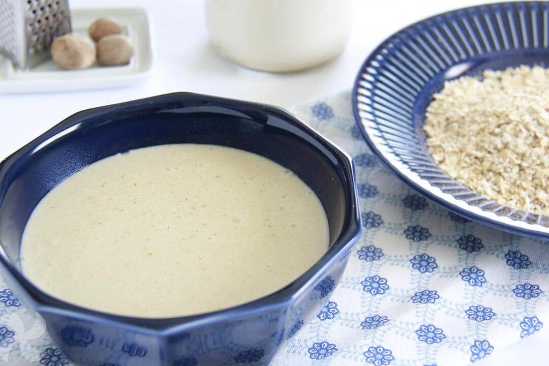 bechamel con leche de avena