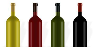 botella de vino cerrada