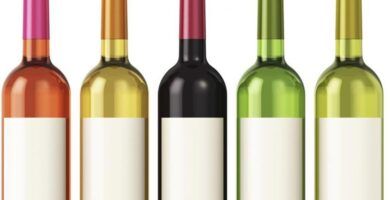 botella de vino seco