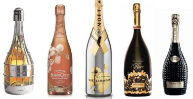 botellas de cava y champagne