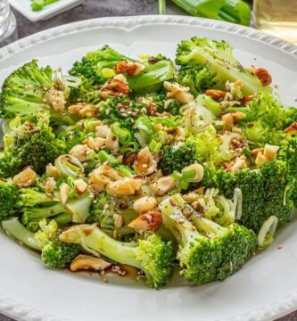 brocoli cocido al vapor