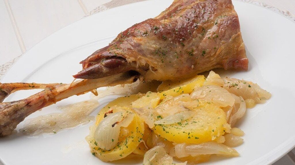 cabrito al horno delicioso