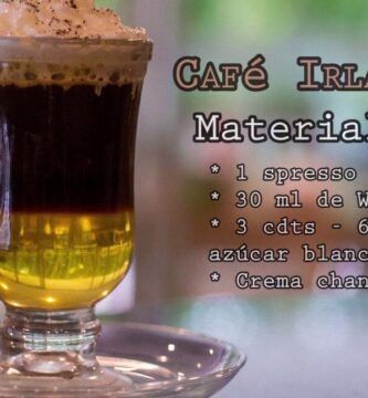 cafe irlandes de tres colores