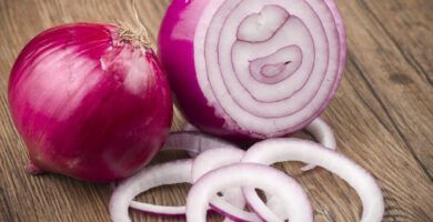 cebolla morada con vitaminas