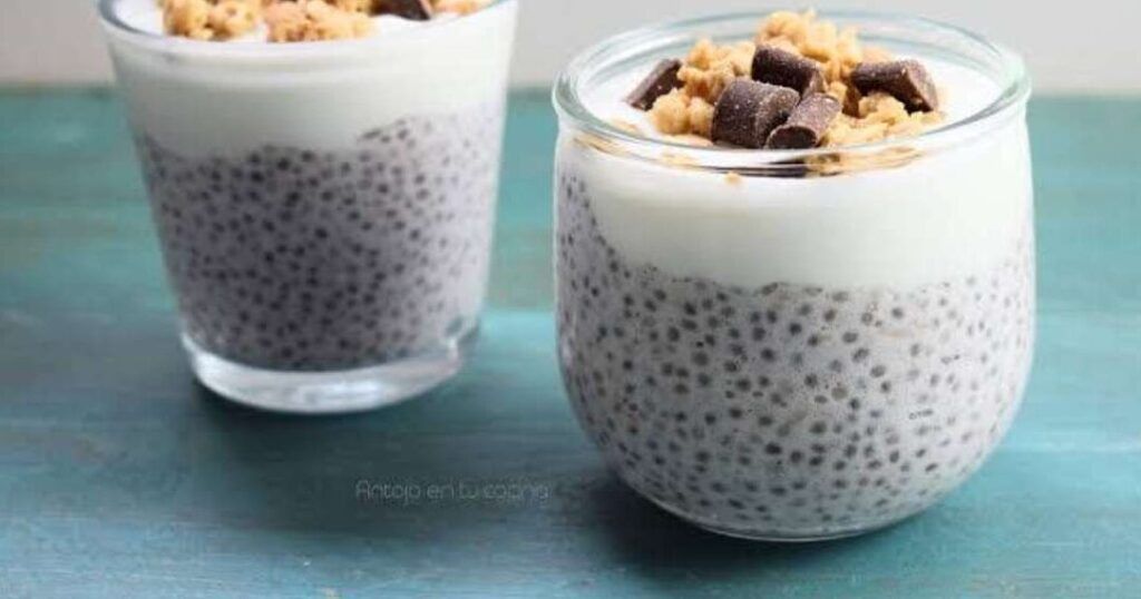 chia con yogurt hidratado