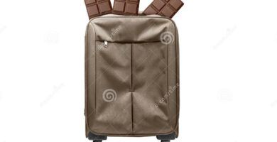 chocolate en una maleta
