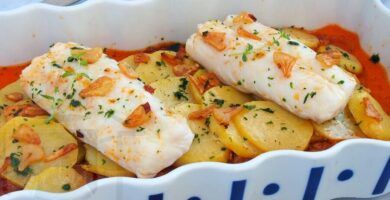 corazones de merluza al horno