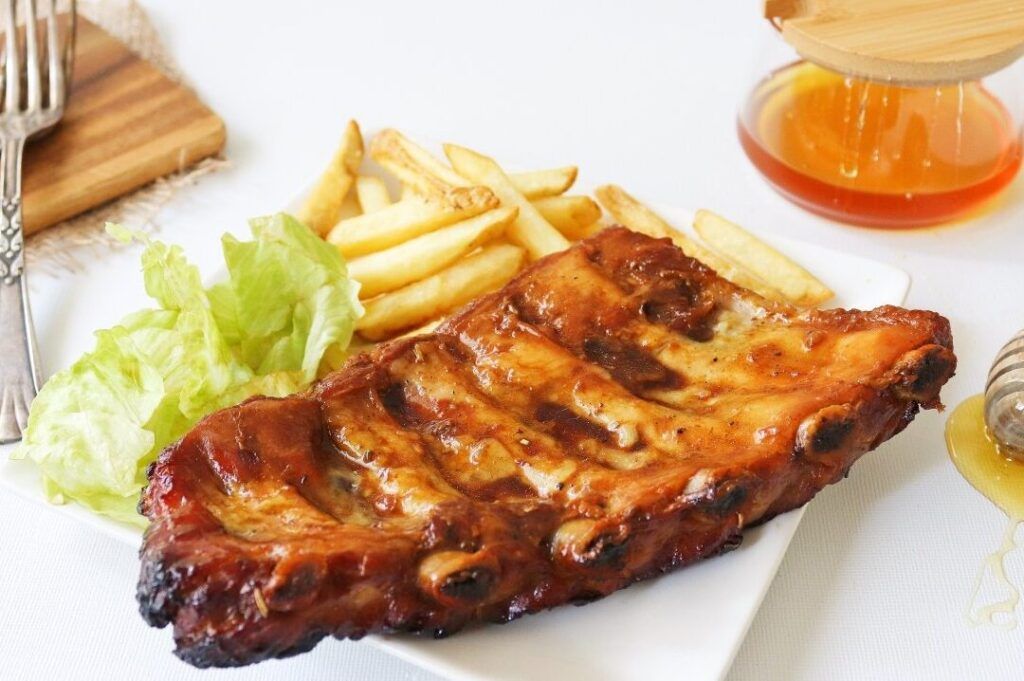 costillas a la miel