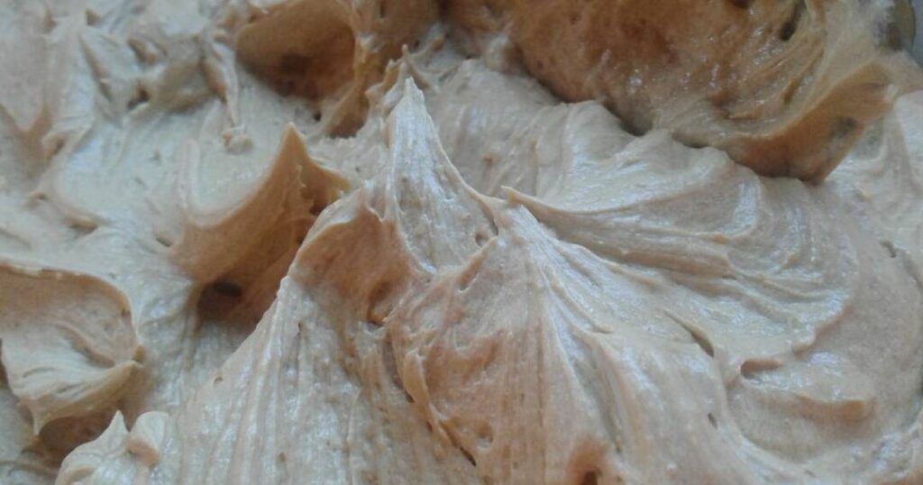 crema de mantequilla terminada