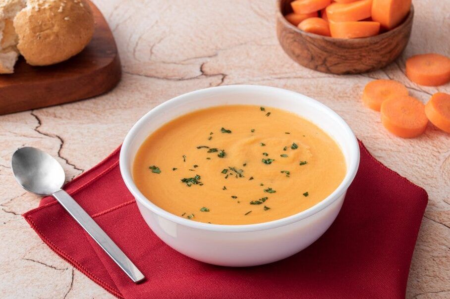 crema de zanahoria casera