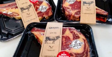 envase de carne al vacio