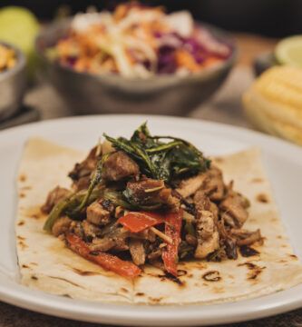 fajitas con especias