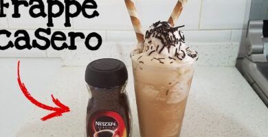 frappe de cafe casero