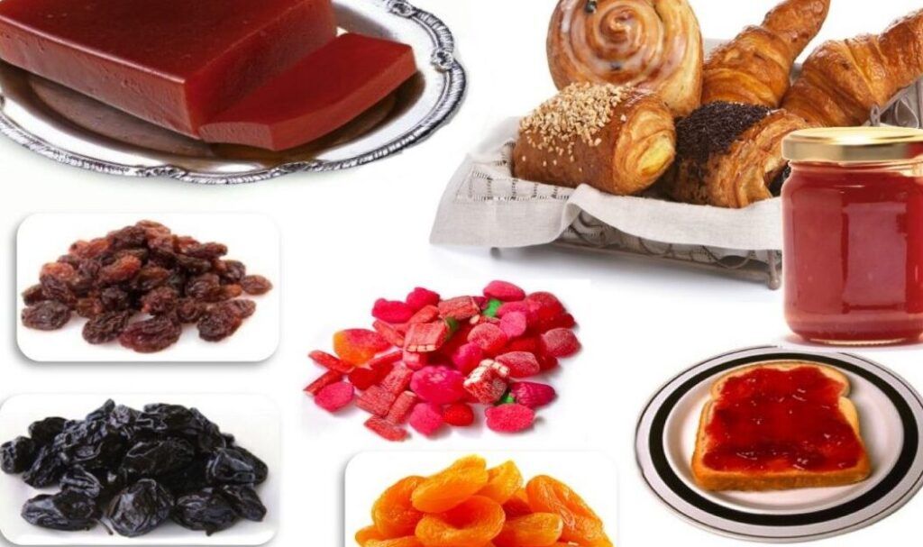 frutas y alimentos bajos en fructosa