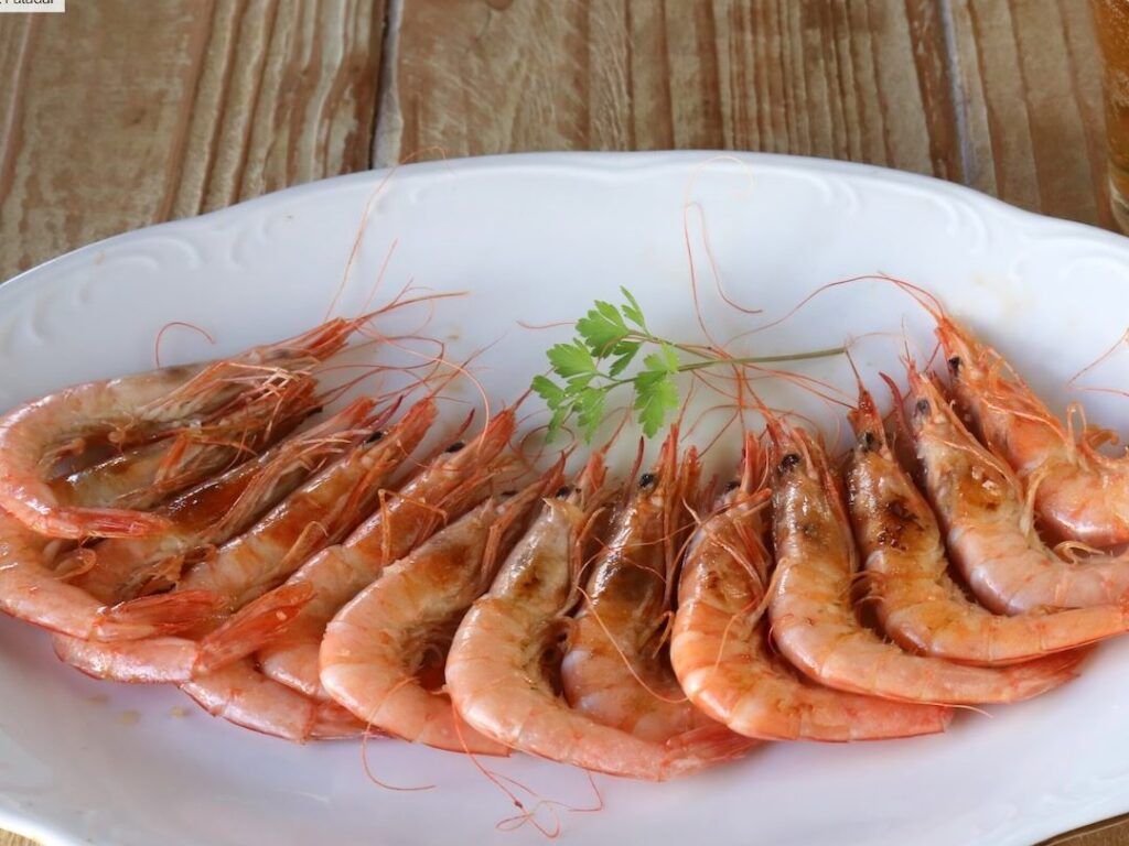 gambas a la plancha deliciosas