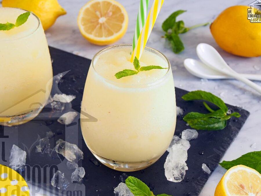 granizado de limon refrescante