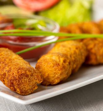 guarniciones para croquetas de pollo