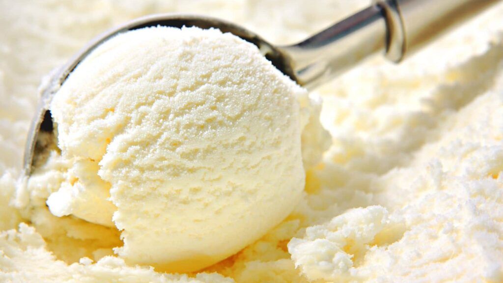 helado de vainilla casero