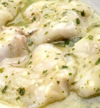 kokotxas de bacalao en salsa verde