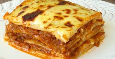 lasana de carne picada
