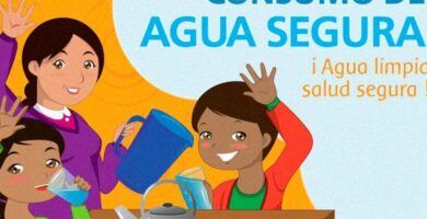 limpieza segura con agua