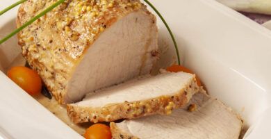lomo a la mostaza al horno