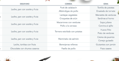 menus saludables y variados