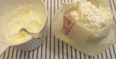 montaje de nata en proceso