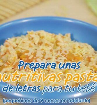 pasta para bebes de 6 meses