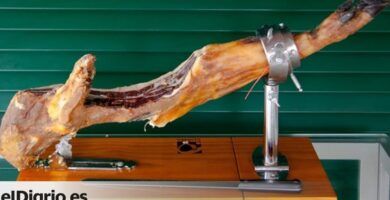 pata de jamon cortada