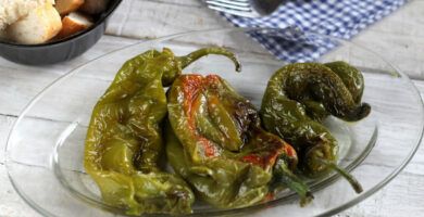 pimientos fritos y dorados