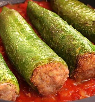 pimientos rellenos de carne