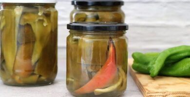 pimientos verdes en conserva