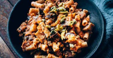plato de proteina de guisante texturizada