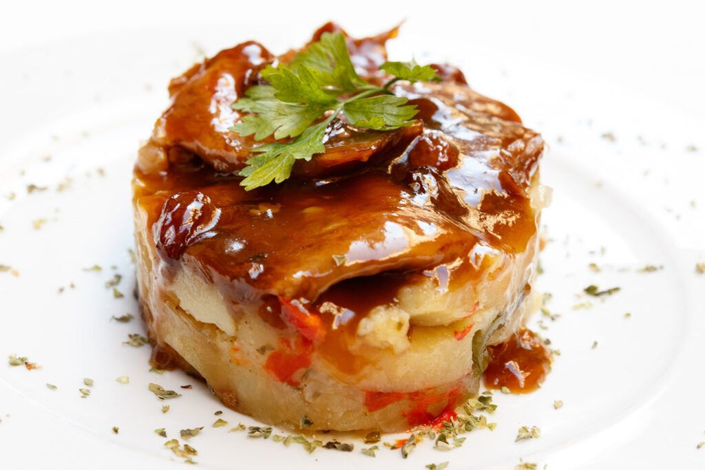 plato de salsa pedro ximenez
