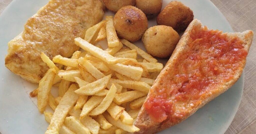 plato terminado y apetitoso