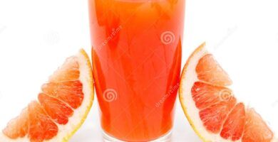 pomelo fresco y jugo