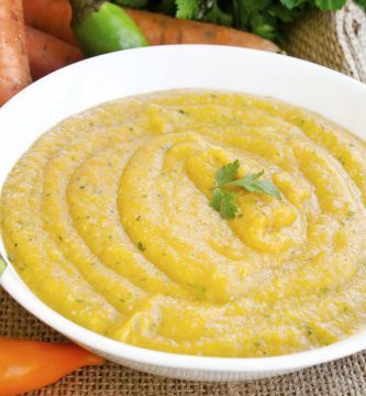 pure de verduras en olla expres