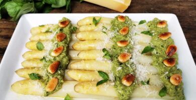 receta con esparragos blancos