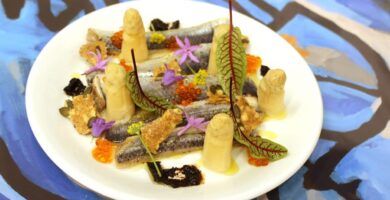 receta finalizada sugerente y colorida