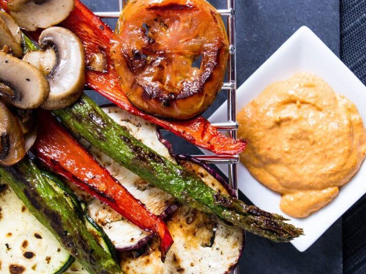 salsa para verduras a la plancha