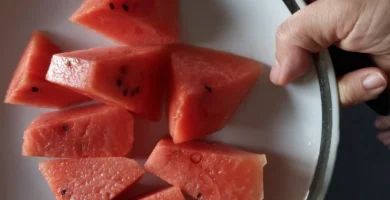 sandia y conteo de calorias