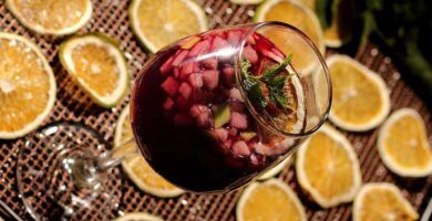 sangria de vino deliciosa