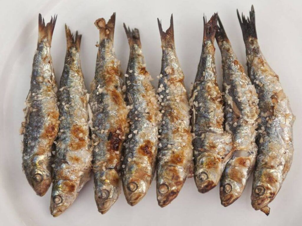 sardinas asadas sin olores