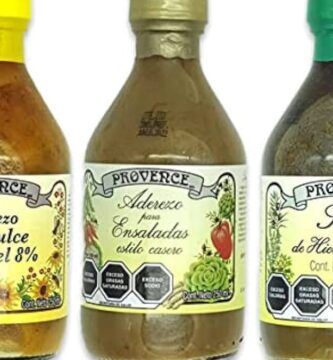 surtido de aderezos culinarios