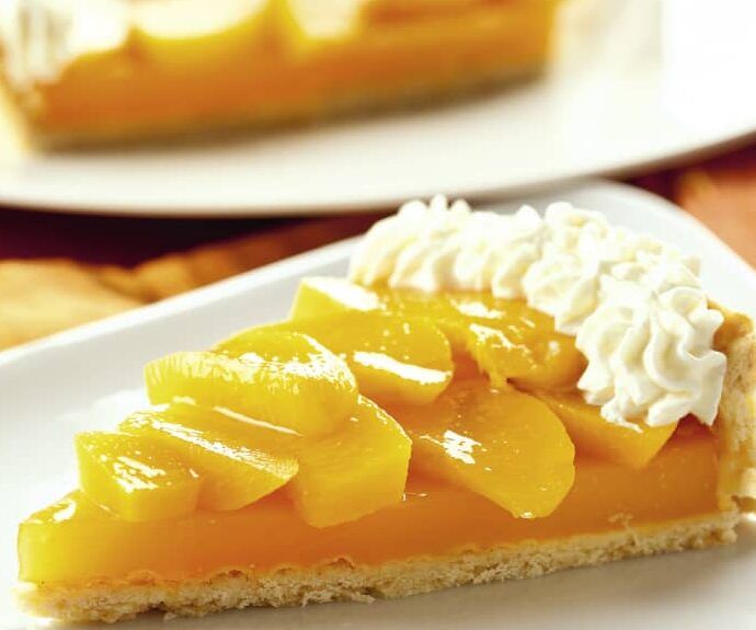 tarta de melocoton