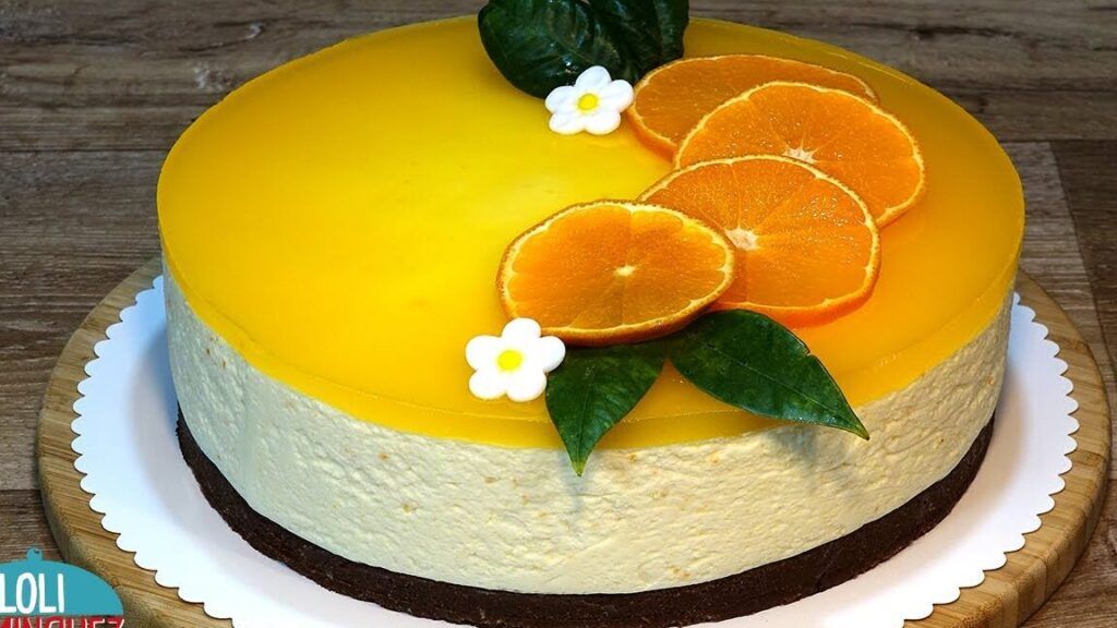 tarta de naranja sin horno